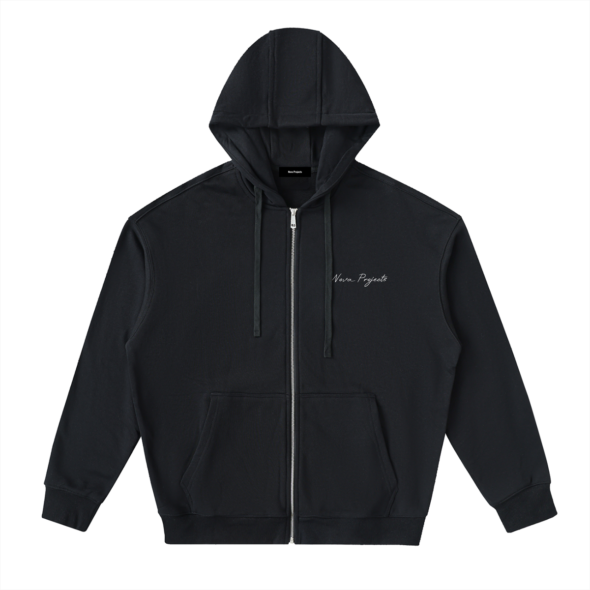 Nova Drop-Shoulder Zip Up Hoodie