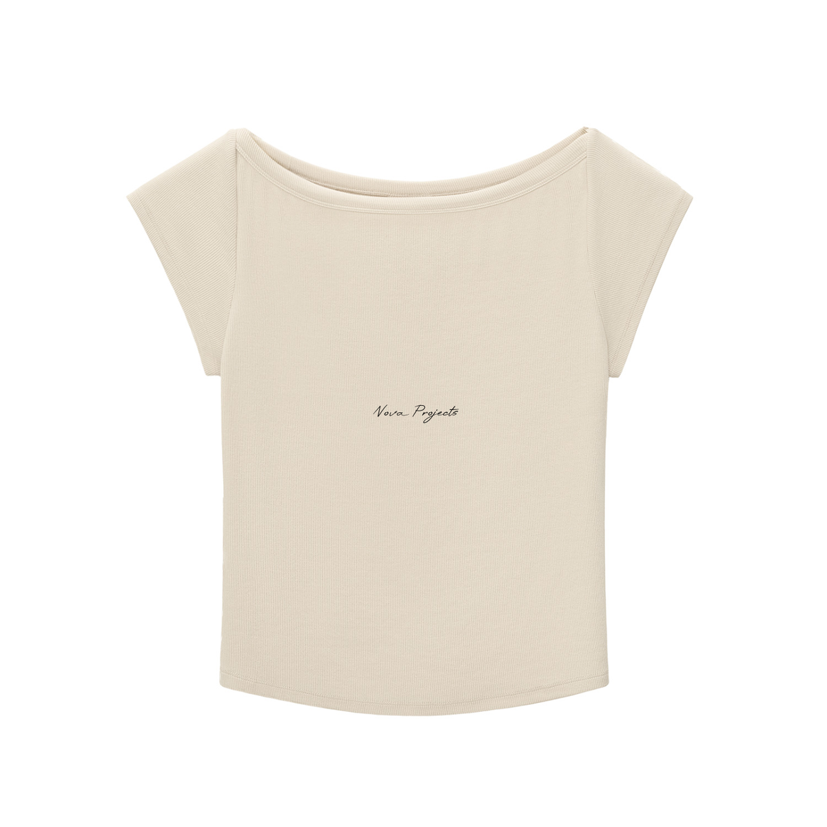 Nova Projects Womens Wide Neck Baby T-shirt