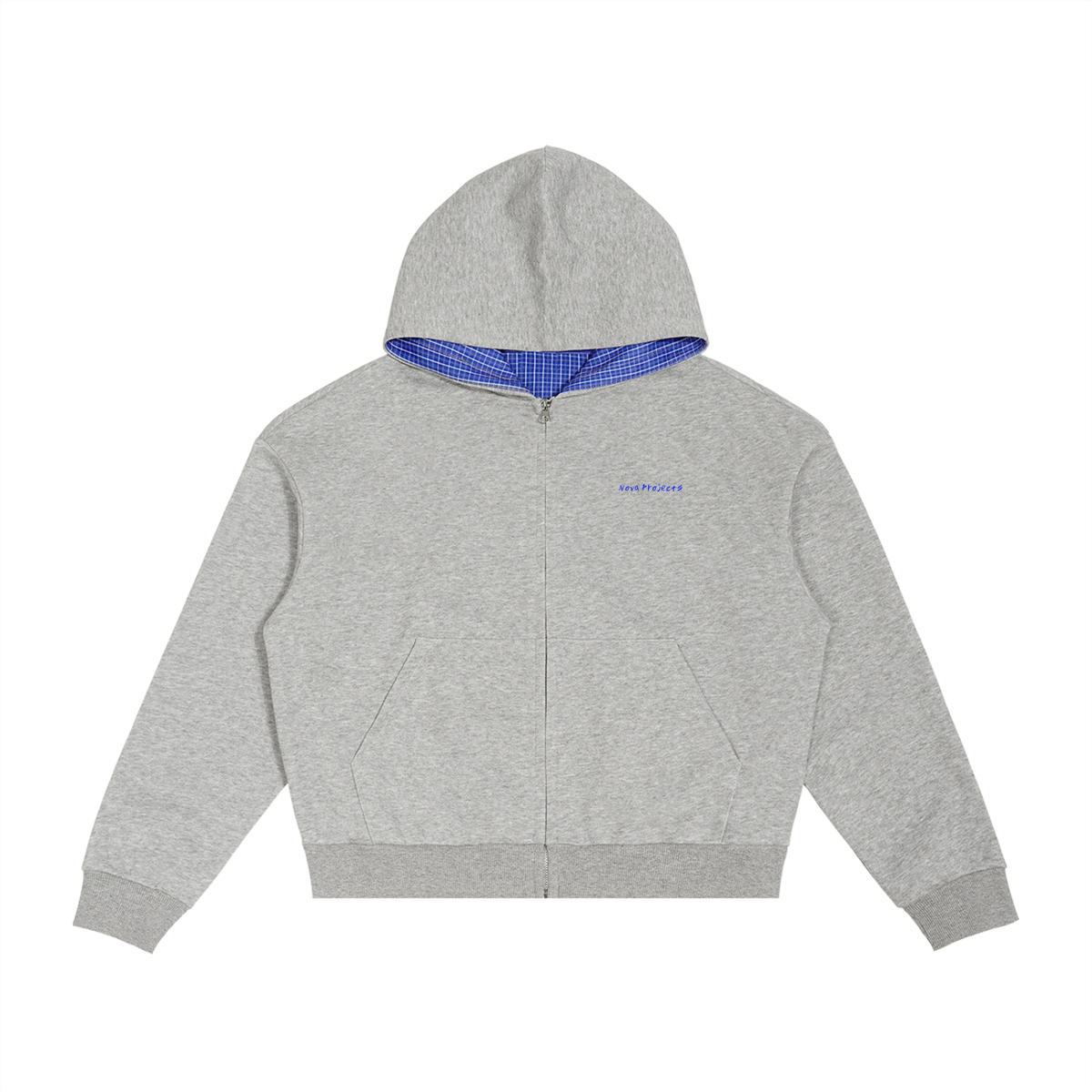 Nova Projects Plaid Zip Hoodie