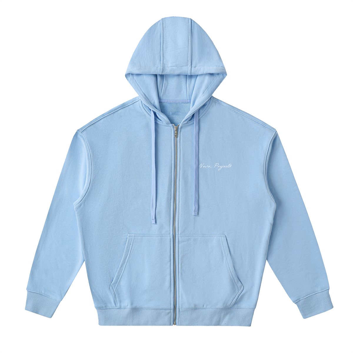 Nova Drop-Shoulder Zip Up Hoodie