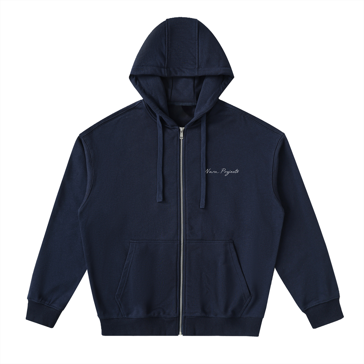 Nova Drop-Shoulder Zip Up Hoodie
