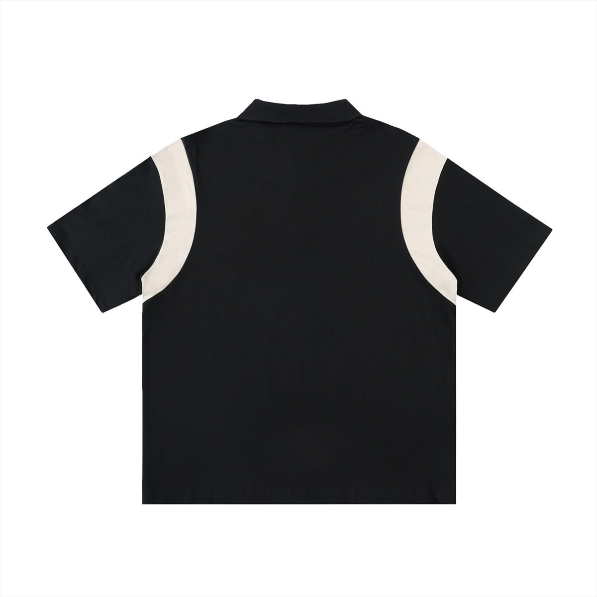 Nova Projects Contrast Panel Cotton Polo Shirt