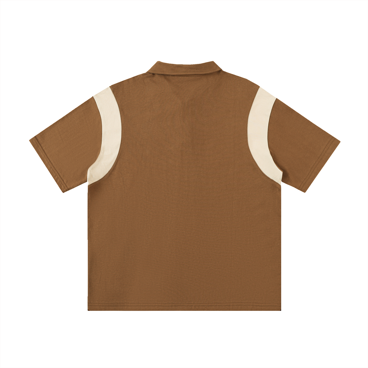 Nova Projects Contrast Panel Cotton Polo Shirt
